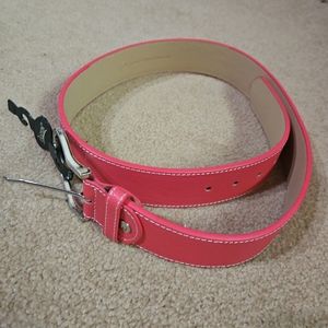 Ovation Hot Pink leather belt